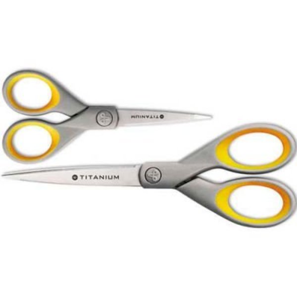 Acme United Westcott® Titanium Bonded Scissors Set, 5"L and 7"L Straight, 2/Pack 13824